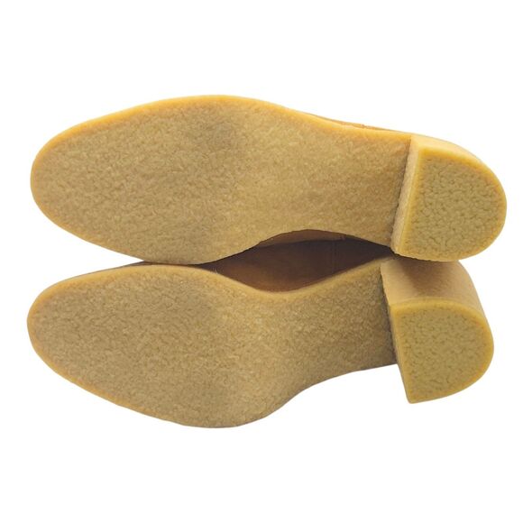 Lauren Ralph Lauren Marianna Camel Water Repellent Suede Chelsea Booties 10B NEW - Picture 8 of 15